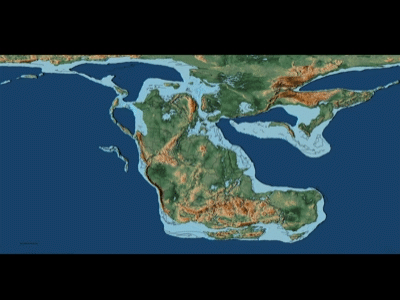 Trias vor 220 Millionen Jahren / © EarthByte Group